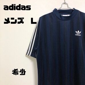 adidas originals ギンガムチェック切替 Tシャツ メンズ L