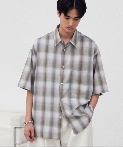 シャツ ブラウス OMBRE CHECK HS SHIRT