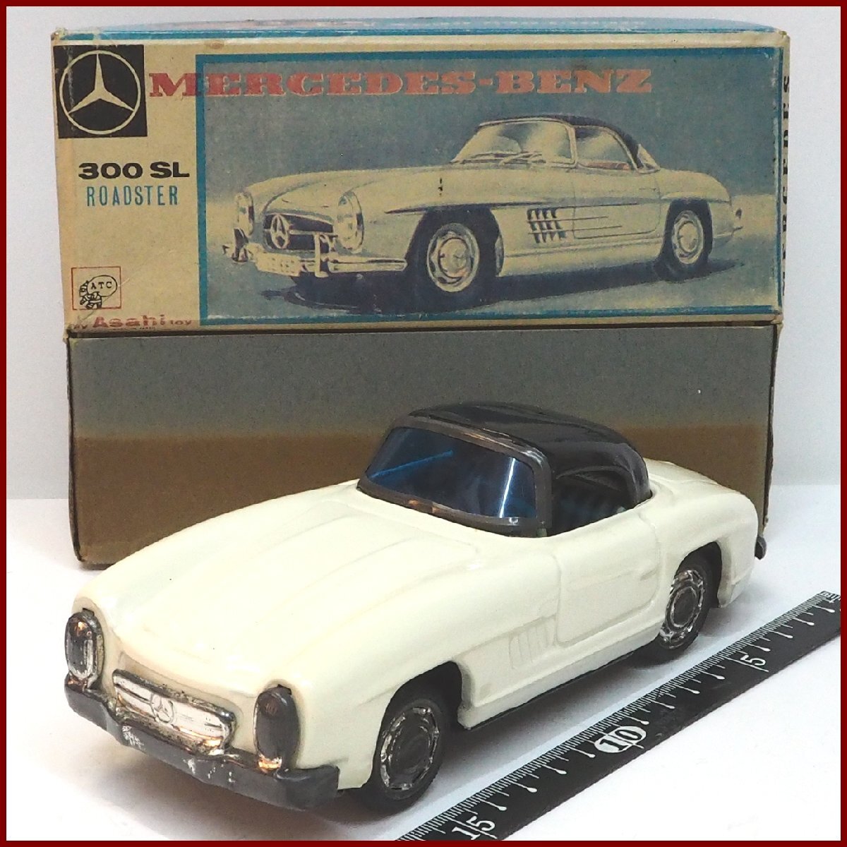 Asahi【Mercedes Benz 230SL メルセデス ベンツ 白ホワイト Asahi【Mercedes Benz 230SL メルセデス ベンツ 白ホワイト