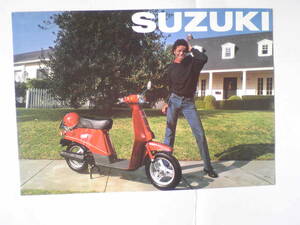  beautiful goods valuable Michael Jackson Suzuki two wheel old car general catalogue that time thing ②