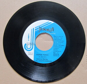 #134【Reggae】Horse Tonic - Admiral Bailey./7”/Jammy's