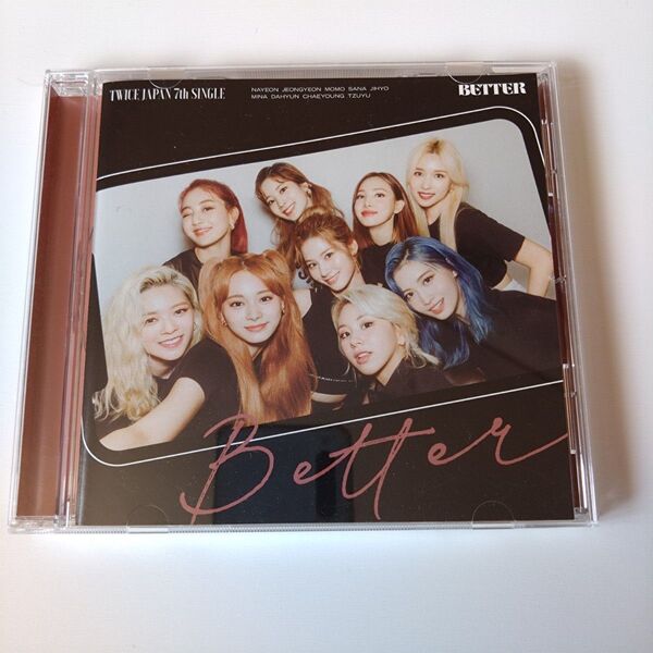 TWICE JAPAN 7th SHNGLE CD 『BETTER )トレカ ポスター付き