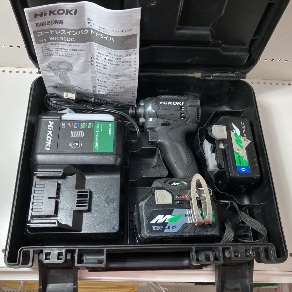 ЗЗ HiKOKI ハイコーキ 36v インパクトドライバ バッテリーx2 ЗЗ HiKOKI ハイコーキ 36v インパクトドライバ バッテリーx2