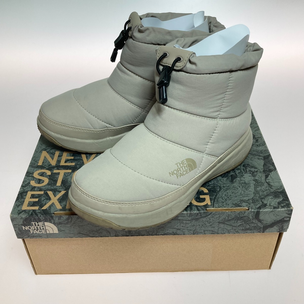 ◎◎ THE NORTH FACE ザノースフェイス W Nuptse Bootie WP 7 Short 24.0cm ショートブーツ レディース NFW51976 傷や汚れあり