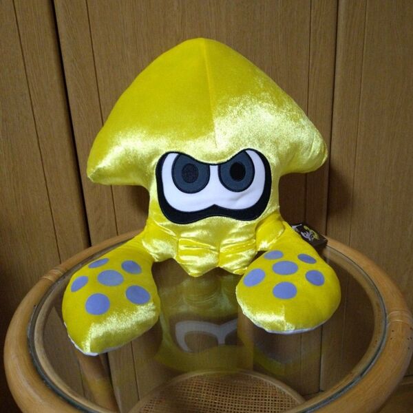スプラトゥーン ビッグぬいぐるみ イカ 黄色