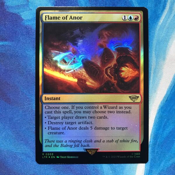 mtg アノールの焔 foil