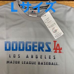 Lサイズ Tシャツ ドジャース グレー LA Dodgers