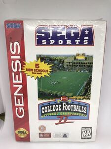 新品【COLLEGE FOOTBALL'S Ⅱ】北米版セガ ジェネシス用ソフト ②