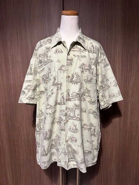 ビンテージ STUSSY ステューシー アロハシャツ シャツ 半袖 TIKI USA