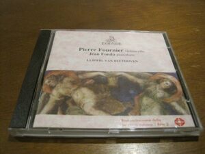 CD　Pierre Fournier e Jean Fonda, Beethoven ピエール・フルニエ ベートーベン チェロ・ソナタ ベートーヴェン　ジーン・フォンダ