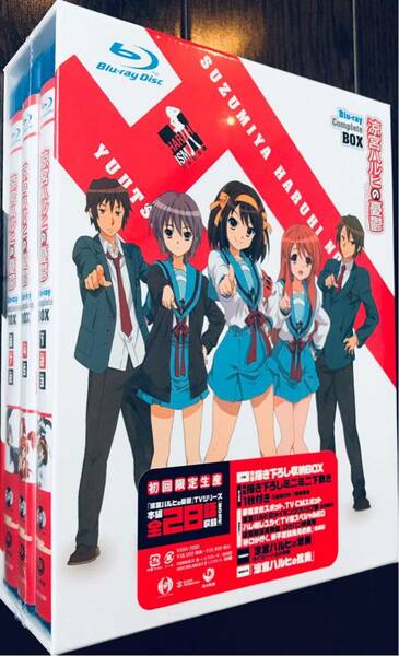 新品即決 送料無料 涼宮ハルヒの憂鬱 ブルーレイ コンプリート BOX (初回限定生産) [Blu-ray] 国内正規品 京都アニメーション