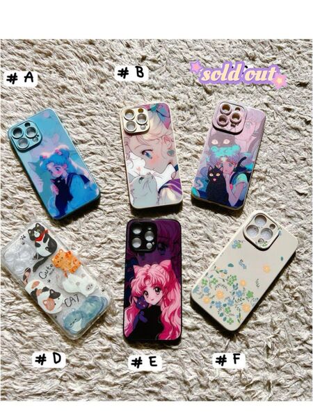 期間値下げ!最新品!iPhoneケース 15pro max セーラームーン風 ネコ 花柄 イラスト 同人 アニメ おしゃれ