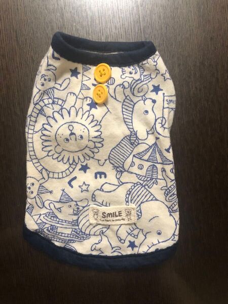 犬服 XSサイズ タンクトップ 動物柄 美品