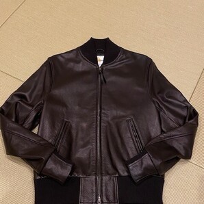 GBsport レザーブルゾンスタジャン別注品#72824ブラックオールレザー