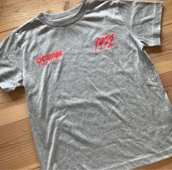 美品 オーシャンパシフィック OceanPacific OP ジュニア Tシャツ 140cm グレー Tシャツ 半袖Tシャツ