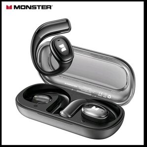 MONSTER OPEN EAR AC311 Bluetooth5.4 ワイヤレス イヤホン ブラック