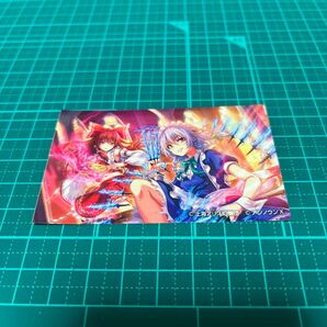 【非売品】ローソン 上海アリス幻樂団 東方 アンノウンX 十六夜咲夜 霊夢 シール