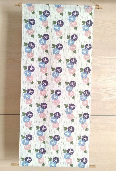 手ぬぐい1 朝顔 あさがお 夏 手拭い タペストリー インテリア リメイク