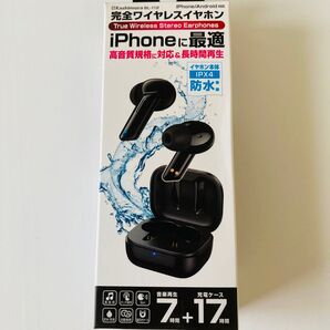 未使用 ブルートゥース 完全ワイヤレス ステレオイヤホン BK BL-112 Bluetooth 通勤 通学 リモートウォーキング