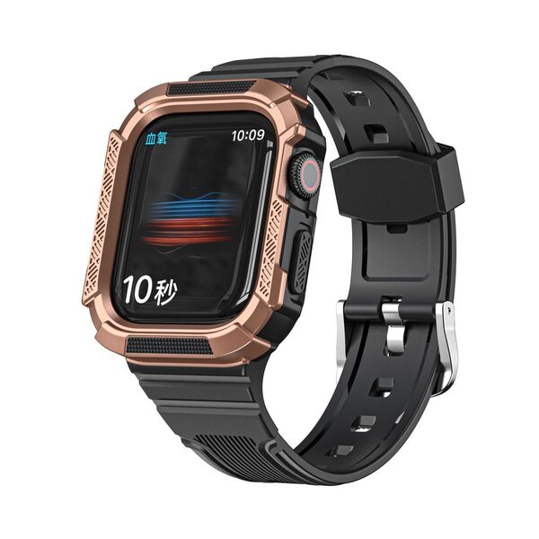 アップルウォッチケース 重厚感 apple watch 41mm スポーツ 頑丈 カバー 装着簡単 腕時計ベルト 新入荷