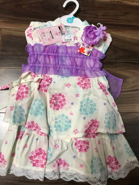 新品未使用品 ゆかたドレス 95cm