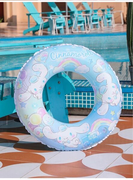 5-9歳推奨 70サイズ サンリオ シナモロール 浮き輪 プール