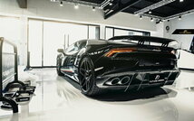 Lamborghini ランボルギーニ Huracn LP580-2 LP610-4 カーボン リア ディフューザー 本物DryCarbon NS _画像5