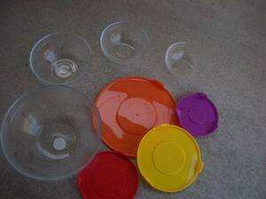 【1000円～】★ COLORFUL GLASS　5BOWL　カラフルグラス　セット/595