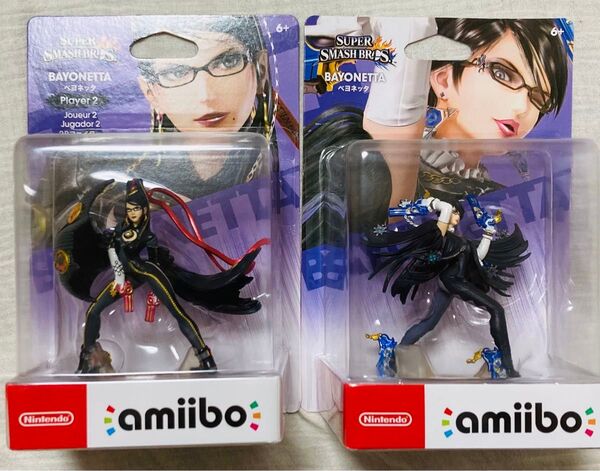 【新品未開封品】amiibo ベヨネッタ BAYONETTA 2体セット 大乱闘スマッシュブラザーズシリーズ
