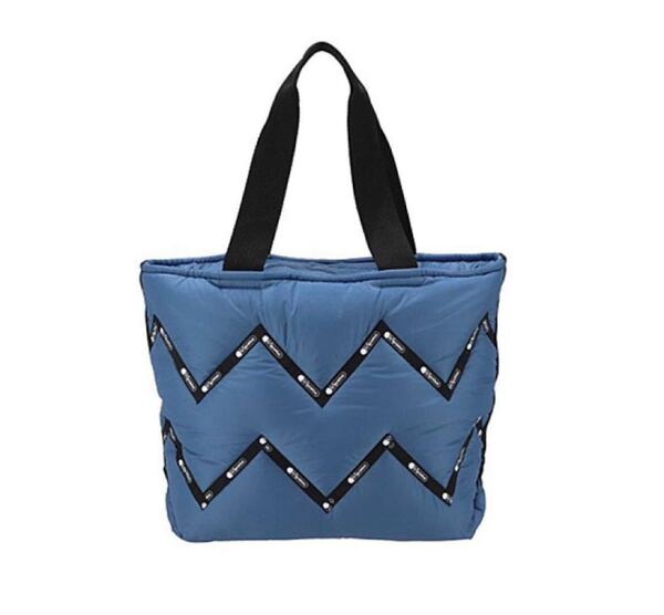 レスポートサック ZIG ZAG PUFFY TOTEジグザグブルートートバッグ