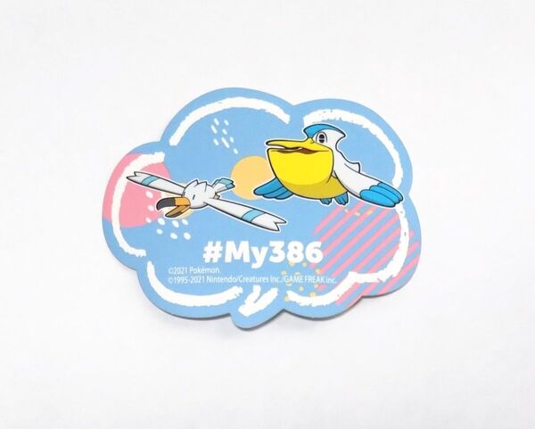 【ポケモンセンター限定】My386 ステッカー キャモメ&ペリッパー