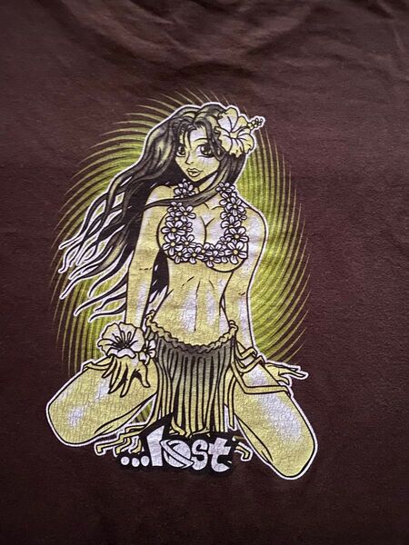 【超レア古着】90年代 LOST オールドサーフ フェード Tシャツ サイズL