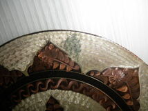 ペルー　銅板工芸　銅　古い～ぃ　銅板壁掛け　2枚　アンデス　アルパカ　レトロ　 アンティーク コレクション _画像7