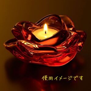 アンティークガラス 高級ローズキャンドル キャンドルホルダー キャンドルスタンド クリスマスキャンドル ろうそく アロマキャンドル