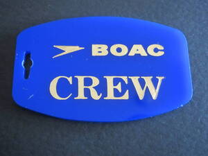 BOAC■CREWタグ■BARRY ELLETT■英国海外航空■CREW■オマケ付き