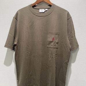 ★ GRAMICCI グラミチ ワンポイント 胸ポケット 半袖Tシャツ メンズ G304-OGJ コヨーテ sizeM 新品未使用タグ付 コットン Tee 茶色