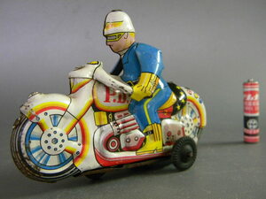 Showa 30 годы ** сделано в Японии motor cycle PD мотоцикл!! мотоцикл 12. фрикцион пробег принт жестяная пластина производства [ нестандартный /LP возможно ]** недостача нет работа хороший 