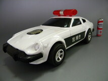 当時物 ★★日産フェアレディZ 警視庁 !! 作動良好 21㎝ フリクション 日本製ブリキ Tin Toys 旧車「定形外可」★★未使用デッドストック品_画像1