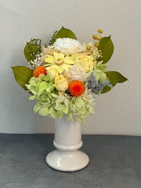 プリザーブドフラワー御供えの花