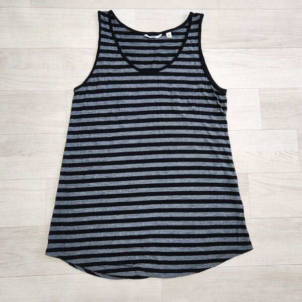 ボーダー タンクトップ チュニック UNIQLO M