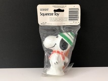 未開封 デッドストック ヴィンテージ スヌーピー スキー スクイーズ トイ SNOOPY PEANUTS USA [pe-984]_画像5