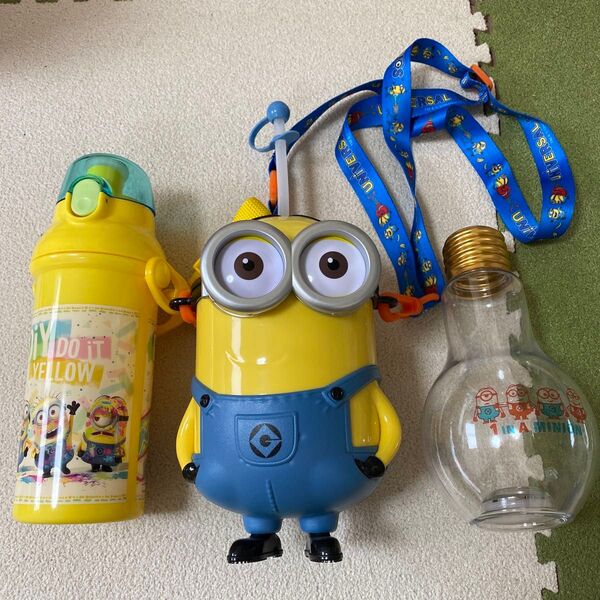 minion ミニオン 水筒 ストローボトル