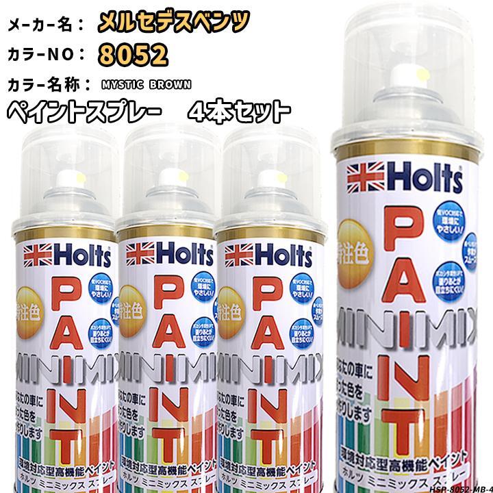 holts ペイントスプレー 4本セット メルセデスベンツ 8052 MYSTIC BROWN ホルツ MINIMIX