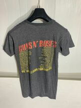 GUNS AND ROSES ガンズアンドローゼス 90's ヴィンテージ ロックTシャツ バンドTシャツ ツアーTシャツ 霜降り墨黒 GUNS・N・ROSES Brockum_画像5