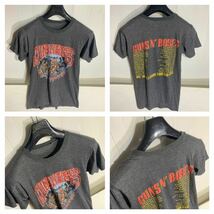 GUNS AND ROSES ガンズアンドローゼス 90's ヴィンテージ ロックTシャツ バンドTシャツ ツアーTシャツ 霜降り墨黒 GUNS・N・ROSES Brockum_画像3