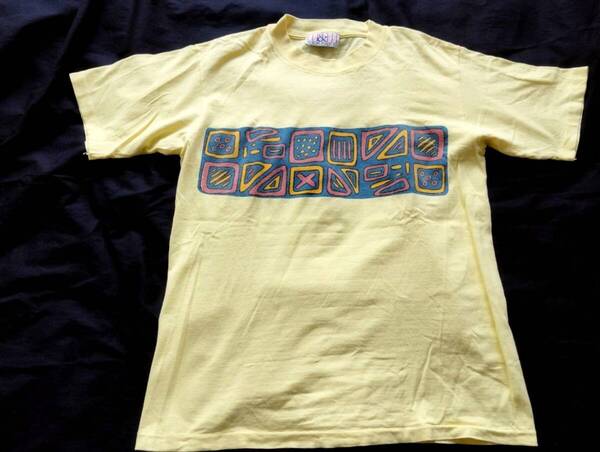 ヴィンテージ& Company USA製 TシャツL 80’s90’s染み込みプリント