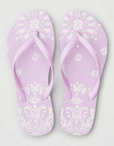 AE* American Eagle * new goods tag attaching * regular goods * pool sliding * sandals * light purple *23.5cm* lady's 