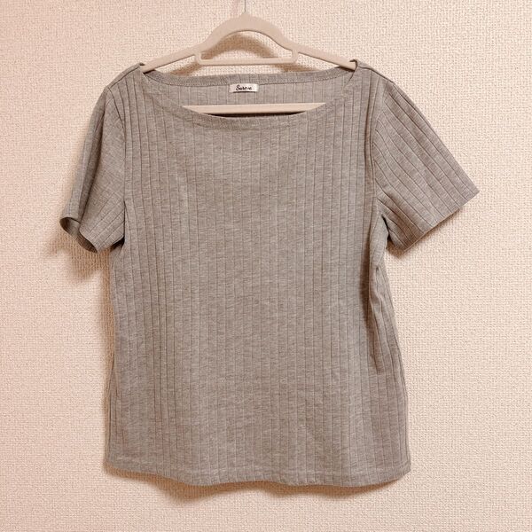 グレー 灰色 半袖 Tシャツ レディース 夏服