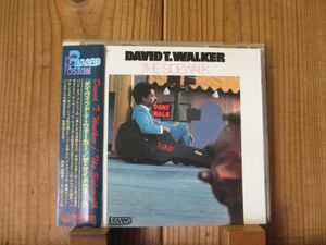 入手困難 レア廃盤 / 世界初CD化 / David T. Walker / デヴィッドTウォーカー / The Sidewalk / 帯付