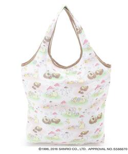  Pom Pom Purin eko-bag itsu demo ITS'DEMO new goods paper tag attaching mushrooms .. . now . is hard-to-find goods. 